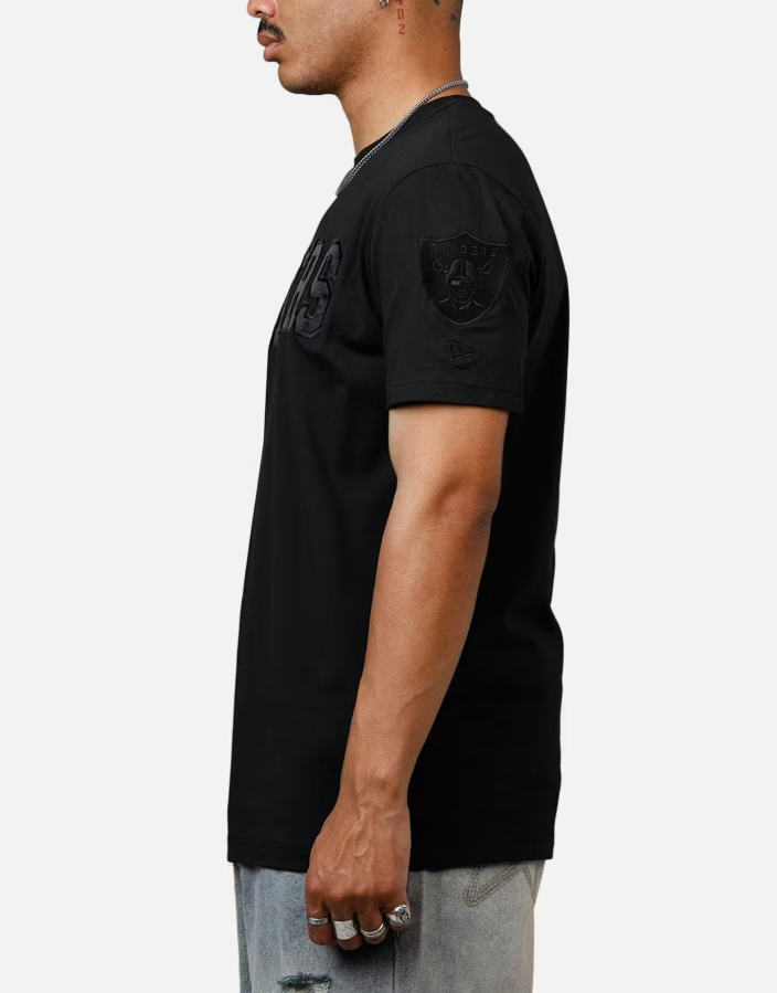 NEA-L11 (New era logo select short sleeve tee las vegas raiders black) 52595500