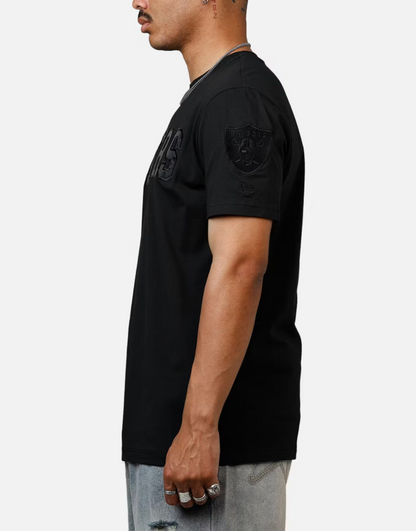 NEA-L11 (New era logo select short sleeve tee las vegas raiders black) 52595500