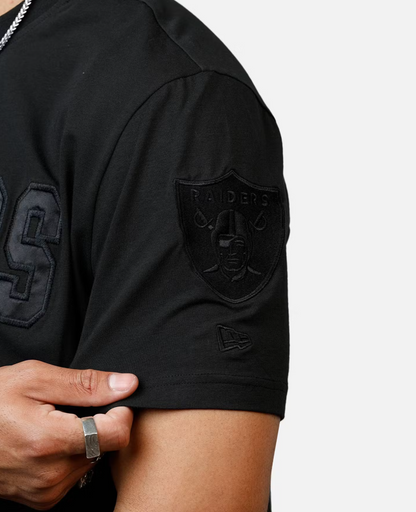 NEA-L11 (New era logo select short sleeve tee las vegas raiders black) 52595500
