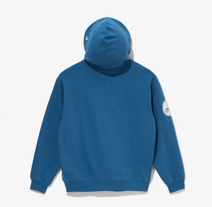NEA-Q11 (New era mlb logo select team lettering los angeles dodgers hoodie light royal) 52597000