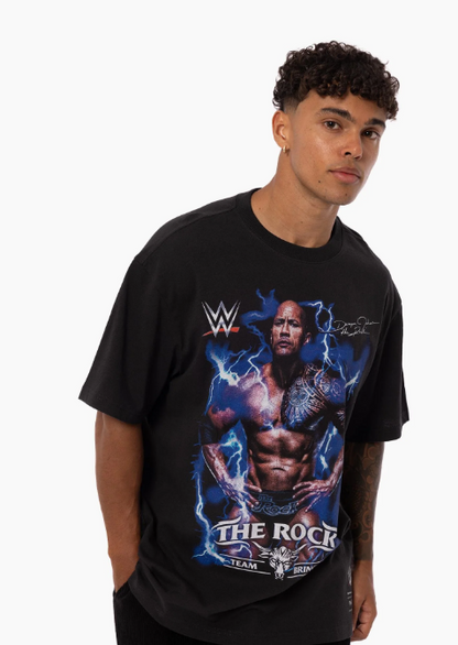 MNA-Z43 (Mitchell & ness the rock final boss t-shirt faded black) 52593478