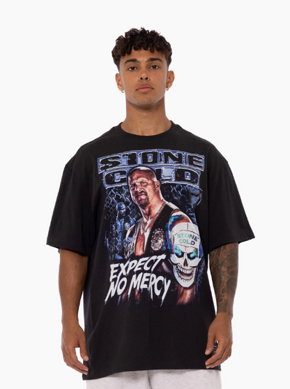 MNA-B44 (Mitchell & ness expect no mercy tee stone cold faded black) 52593478
