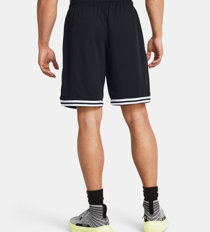UAA-P15 (Under armour mens perimeter shorts black/white) 72593043