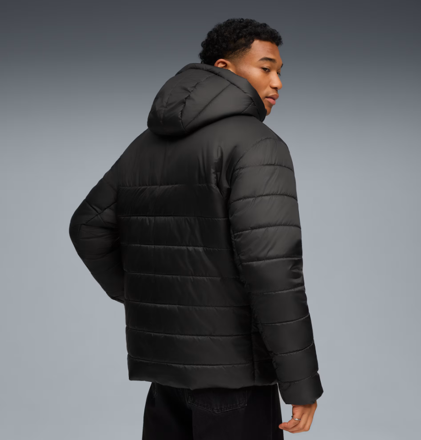 PA-I12 (Puma essentials hooded insulated jacket black) 72597500