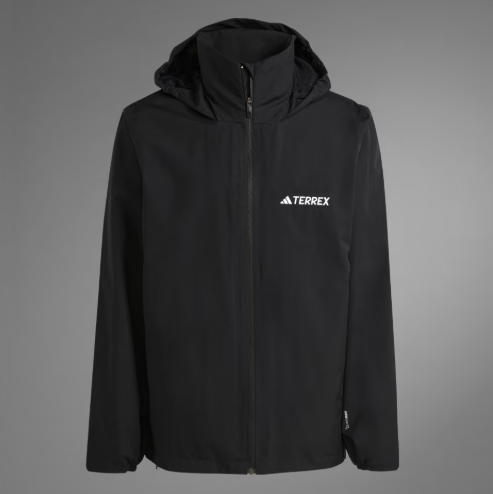 AA-A29 (Adidas multi essentials 2L rain jacket black) 72598657
