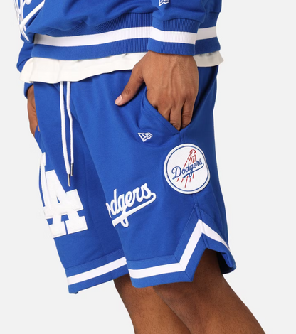 NEA-R8 (New era oversize higher grade los angeles dodgers shorts bright blue/team colours) 52496500