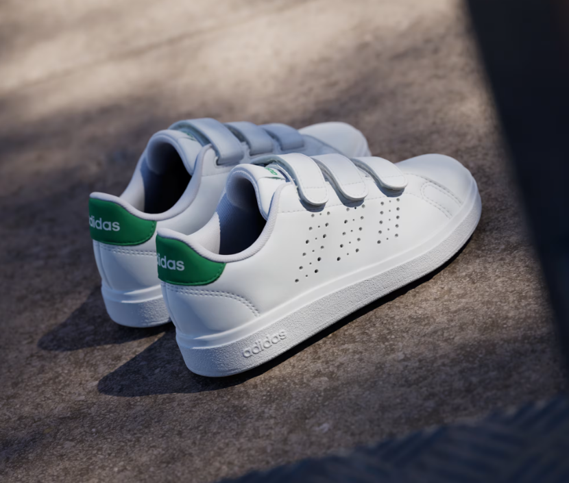 A-I71 (Adidas advantage base 2.0 white/green) 72593585