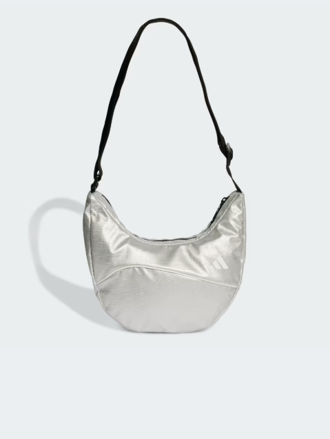AE-F8 (Adidas glow shoulder bag metallic silver/white) 72592050