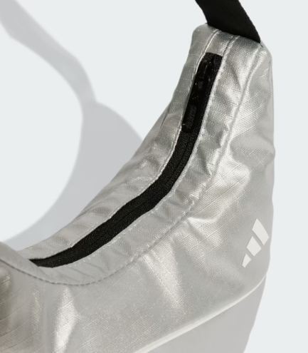 AE-F8 (Adidas glow shoulder bag metallic silver/white) 72592050
