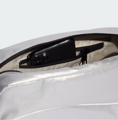 AE-G8 (Adidas glow mini duffel bag metallic silver/white) 72592815