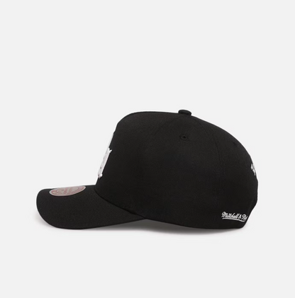 MNA-O44 (Mitchell & ness gothic letter pro pinch snapback lakers black osfm) 72592608