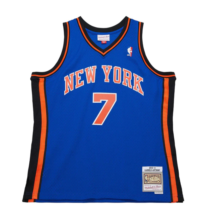 MNA-Y44 (Mitchell & ness dark jersey 2010 knicks carmelo anthonty royal) 72598260