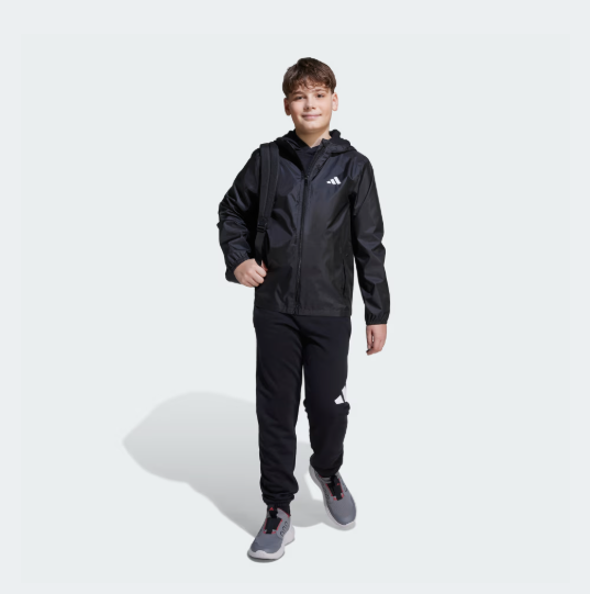 AA-I29 (Adidas junior rain jacket black) 82593849