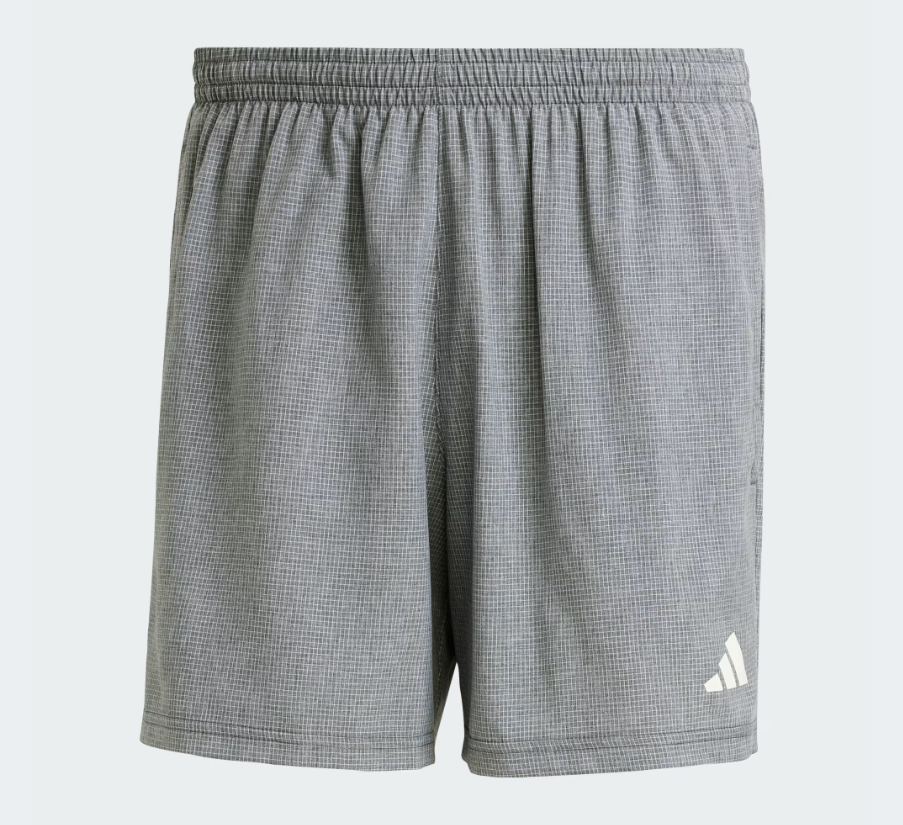 AA-J29 (Adidas own the run shorts grey/white melange) 82592646