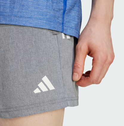 AA-J29 (Adidas own the run shorts grey/white melange) 82592646