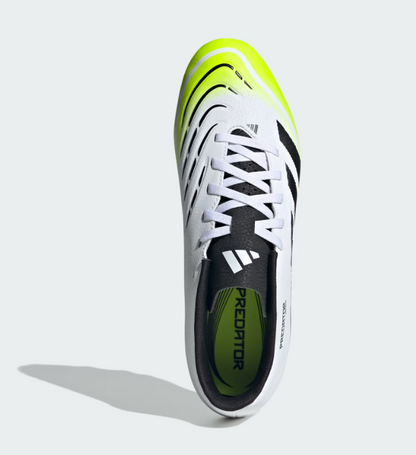 A-S71 (Adidas predator club firm/multi ground boots white/black/lucid lemon) 82595292