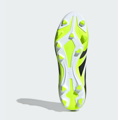 A-S71 (Adidas predator club firm/multi ground boots white/black/lucid lemon) 82595292