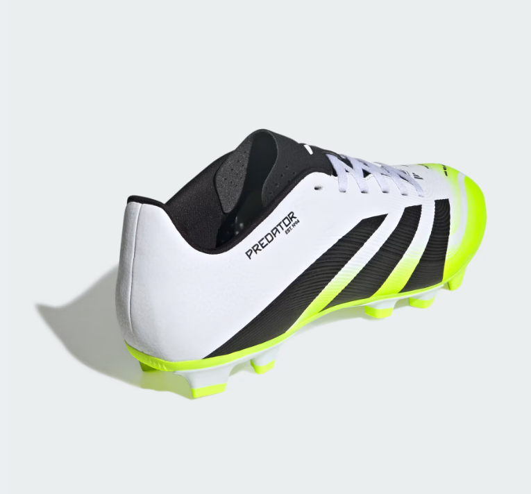 A-S71 (Adidas predator club firm/multi ground boots white/black/lucid lemon) 82595292