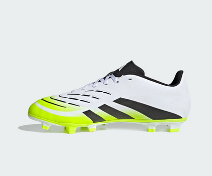 A-S71 (Adidas predator club firm/multi ground boots white/black/lucid lemon) 82595292