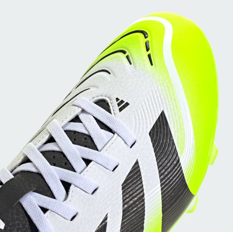 A-S71 (Adidas predator club firm/multi ground boots white/black/lucid lemon) 82595292