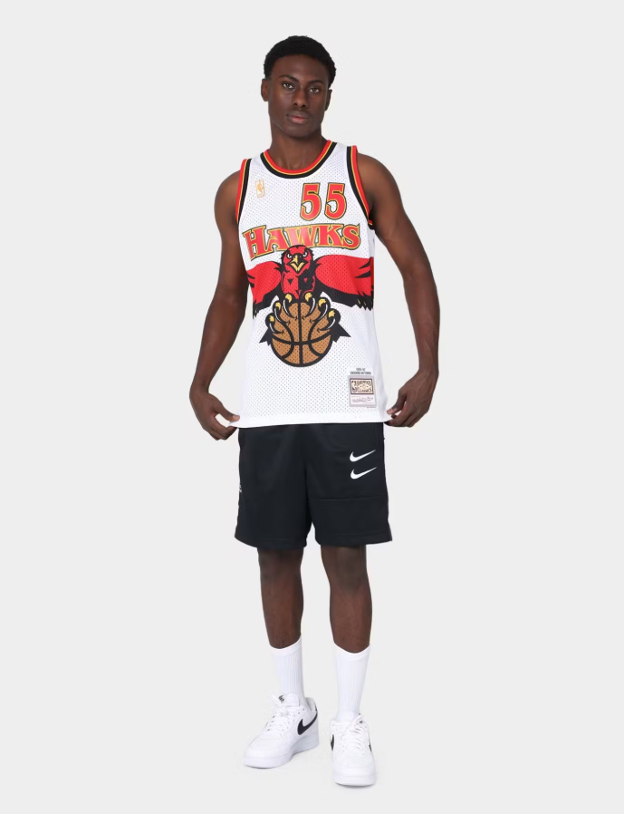 MNA-K45 (Mitchell and ness swingman jersey atlanta hawks mutombo 96-97 road white) 82598260