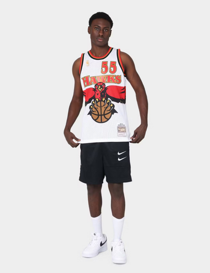 MNA-K45 (Mitchell and ness swingman jersey atlanta hawks mutombo 96-97 road white) 82598260