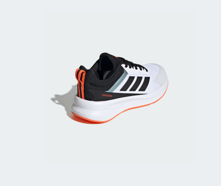 A-W71 (Adidas forta run 4.0 junior white/black/impact orange) 92594329
