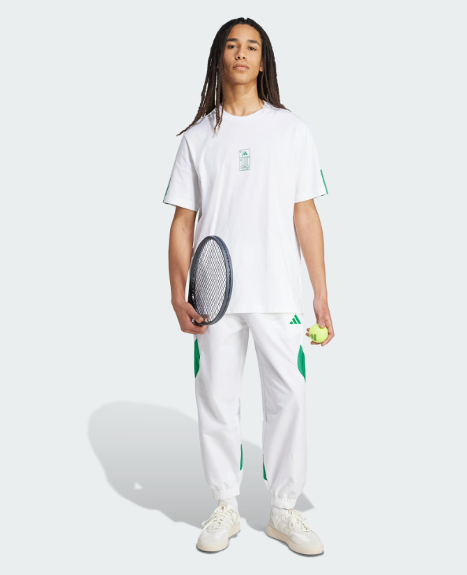 AA-R29 (Adidas mens stadium ticket loose fit graphic t-shirt white) 92592646