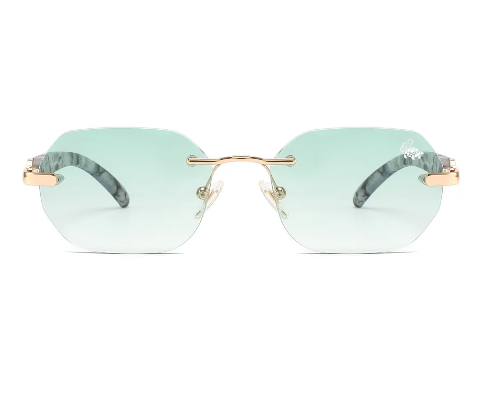 BV-E1 (Belvoir & co sunglasses willow white marble/green) 52592000