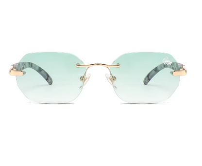 BV-E1 (Belvoir & co sunglasses willow white marble/green) 52592000