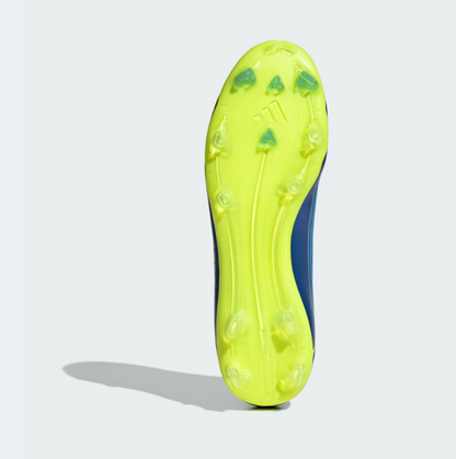A-X71 (Adidas F50 messi league firm ground boot royal blue/solar yellow/semi blue burst) 92596735