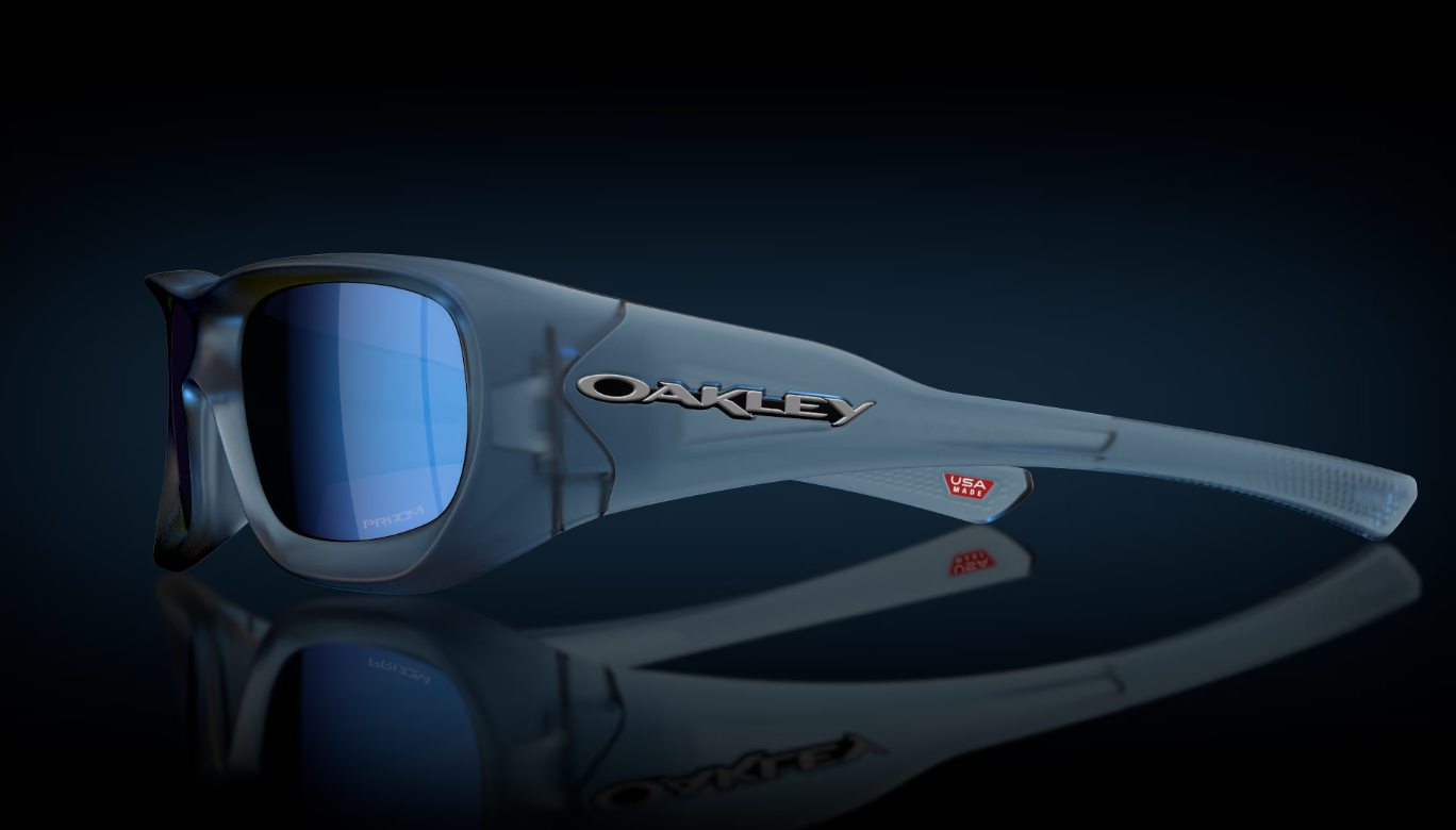 OK-K (Oakley de soto matte trans stonewash frame/prizm sapphire lenses) 925912627