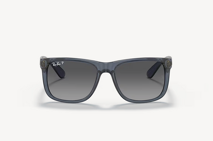RB-L (Ray-ban justin transparent blue frame/light grey gradient lenses) 925913160