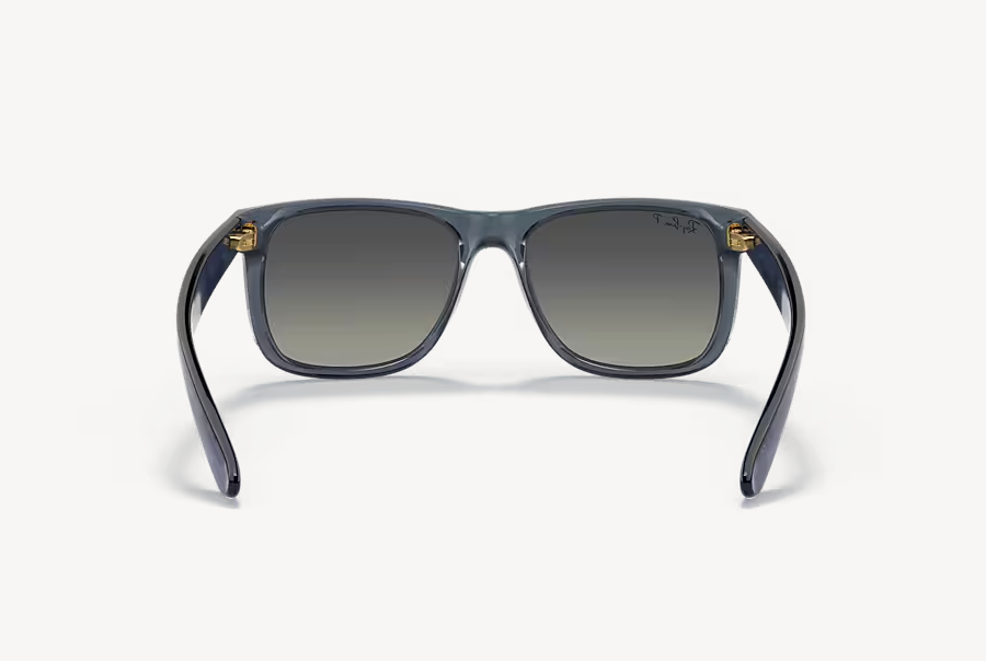 RB-L (Ray-ban justin transparent blue frame/light grey gradient lenses) 925913160