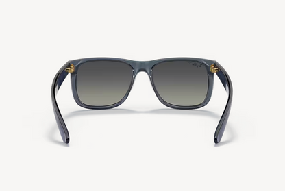 RB-L (Ray-ban justin transparent blue frame/light grey gradient lenses) 925913160