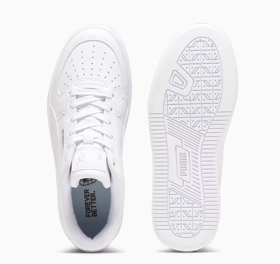 P-T48 (Puma caven 2.0 junior white/silver) 92595000