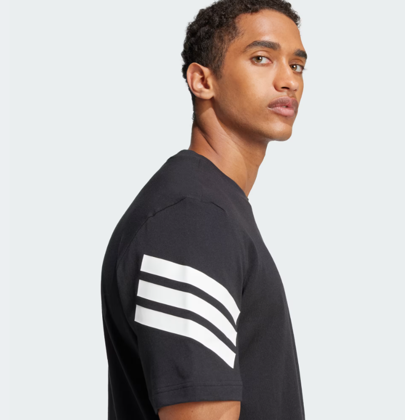 AA-S29 (Adidas future icons 3-stripes tee balck/white) 92593370