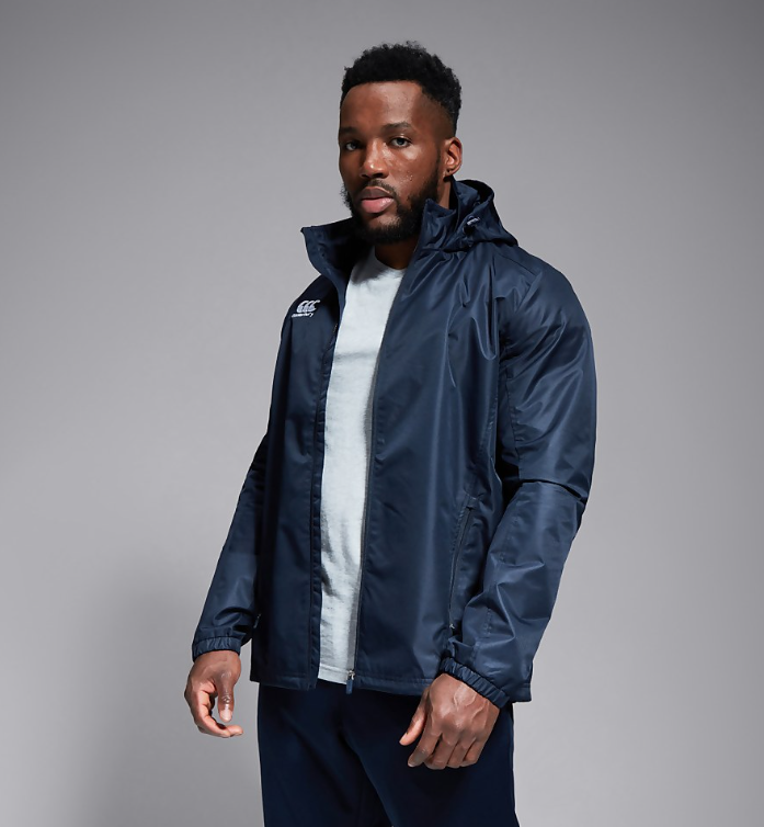 CCC-E (Canterbury mens club vaposhield full zip rain jacket navy) 92595634
