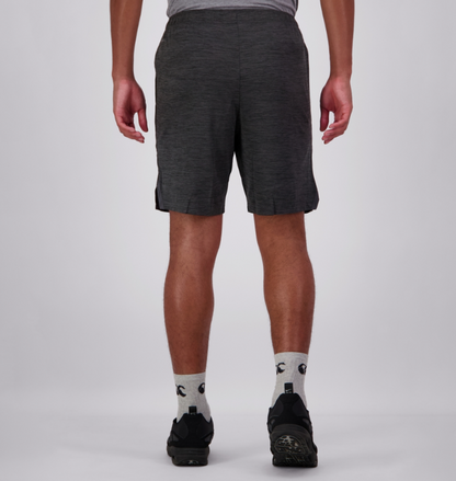 CCC-I (Canterbury mens vapodri 8" tempo knit shorts vanta black marl) 92593052