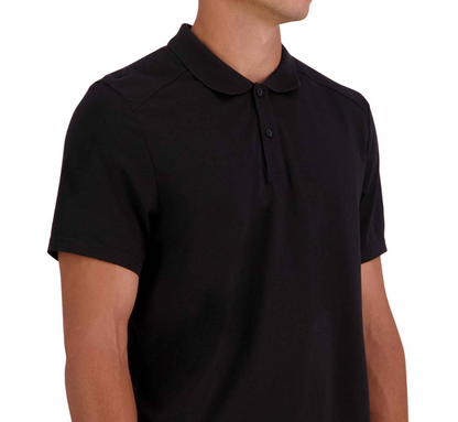 CCC-K (Canterbury mens vapodri tempo short sleeve polo jet black) 92592582