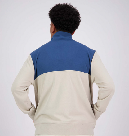 CCC-P (Canterbury mens classic quater zip sweat silver lining) 92593956