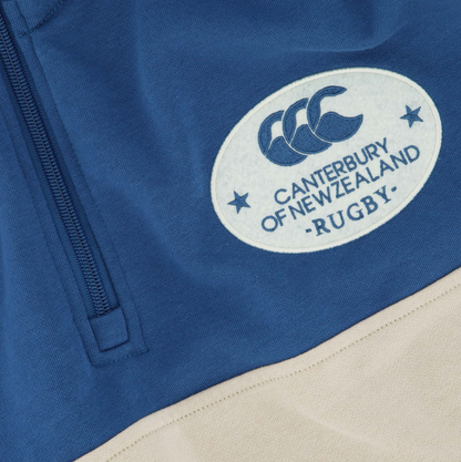 CCC-P (Canterbury mens classic quater zip sweat silver lining) 92593956