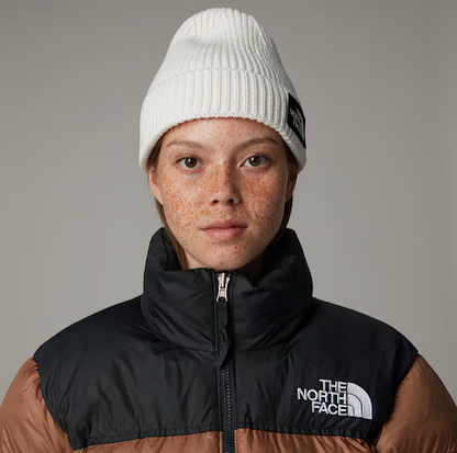 NFA-R8 (The north face box logo cuffed beanie white dune) 92592391