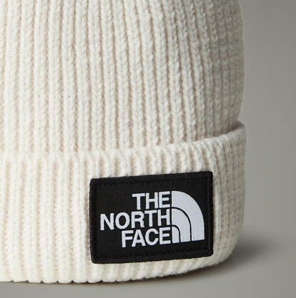 NFA-R8 (The north face box logo cuffed beanie white dune) 92592391