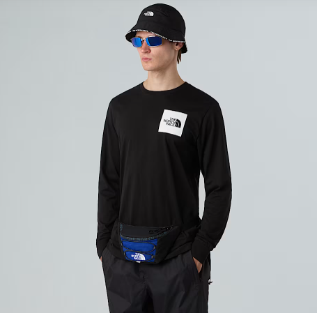 NFE-Q (The north face jester lumbar waist pack blue/black/silver) 102593043