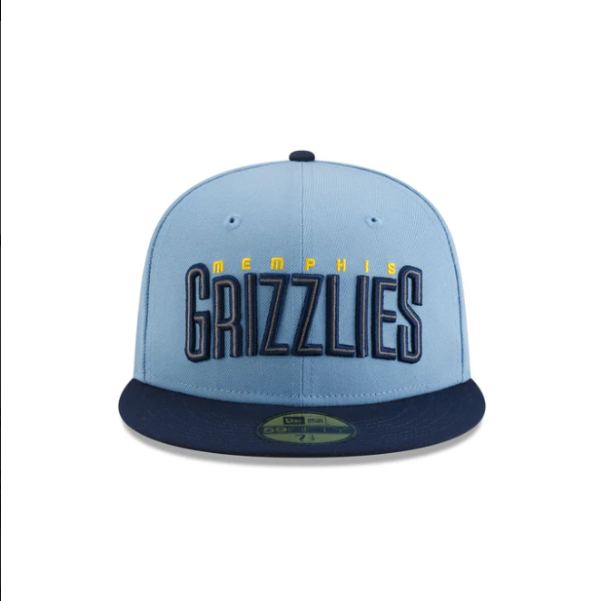 NEC-A68 (New era 5950 nba statement memphis grizzlies in official team colours fitted hat) 102593970