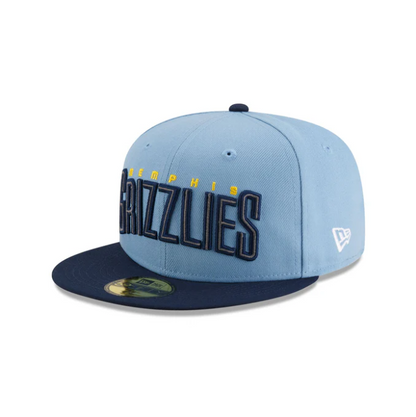 NEC-A68 (New era 5950 nba statement memphis grizzlies in official team colours fitted hat) 102593970