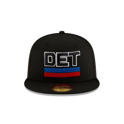 NEC-C68 (New era 5950 nba statement detroit pistons in official team colours fitted hat) 102593970
