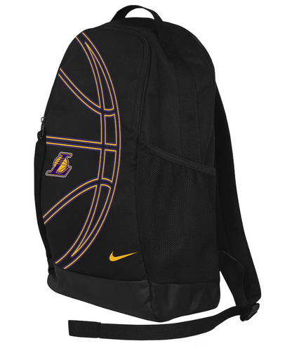 NE-B48 (Nike Los Angeles Lakers NBA Brasilia 2.0 Backpack Black) 102593826