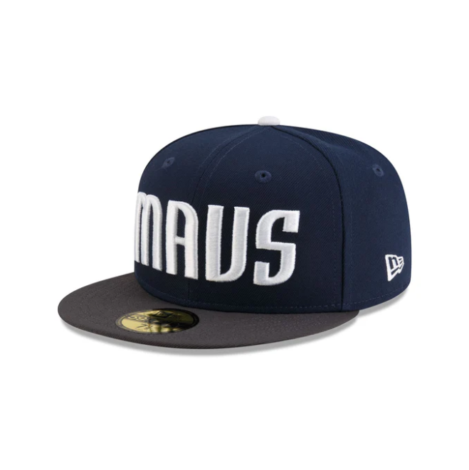 NEC-E68 (New era 5950 nba statement dallas mavericks in official team colours fitted hat) 102593970
